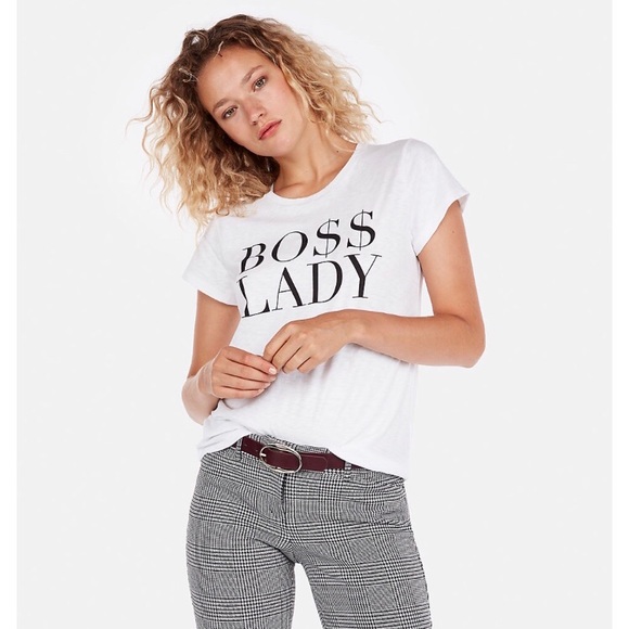 Express Tops - New with tags BOSS LADY tee express small